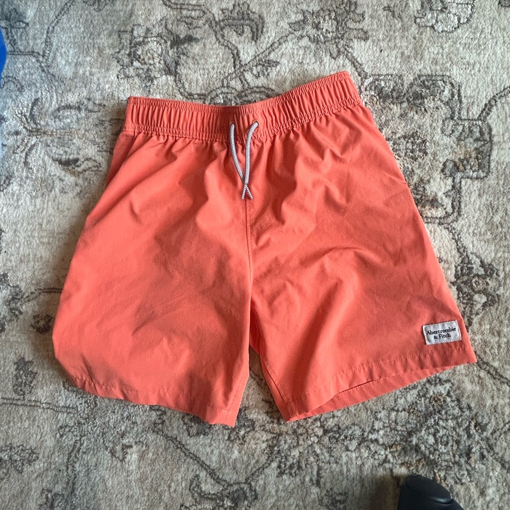 Abercrombie & Fitch Boy’s size 11/12 Coral Swim Trunks